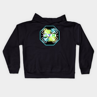 Gym weights Kids Hoodie